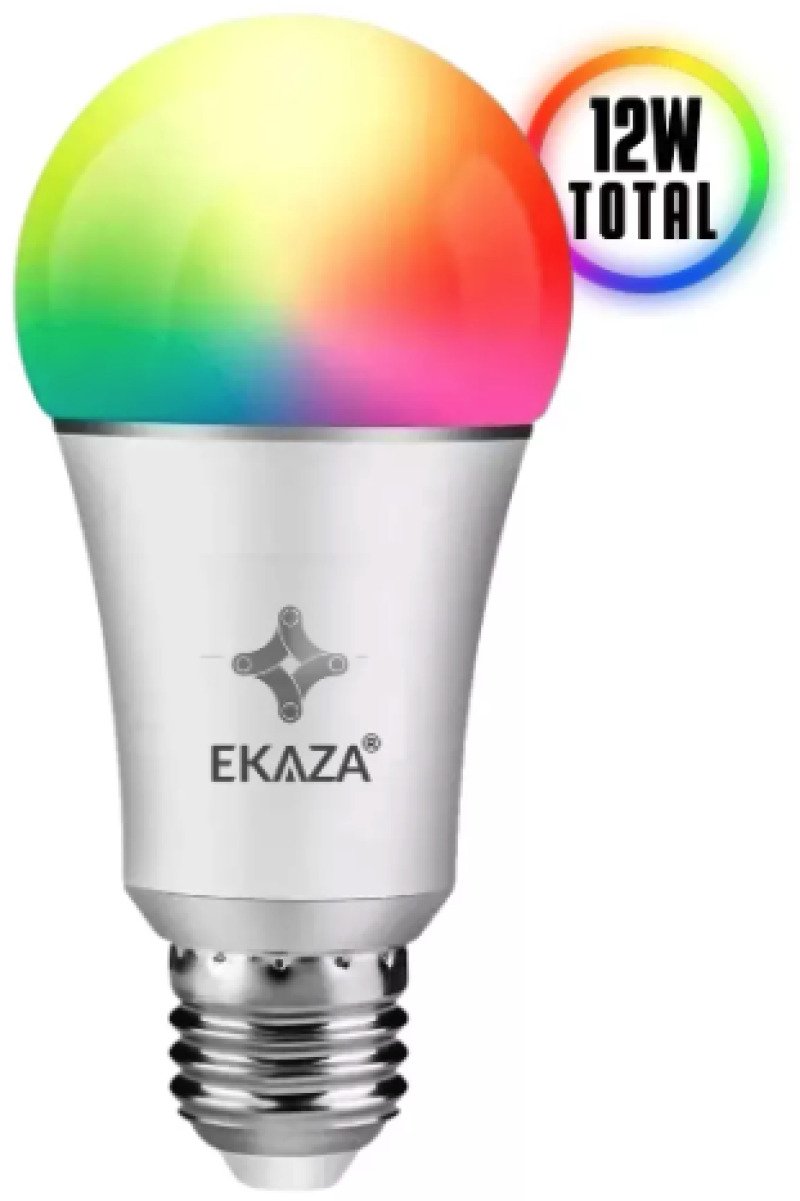 Lâmpada RGB Smart Wi-Fi Led Inteligente Alexa e Google Home Ekaza EKGCT261E27