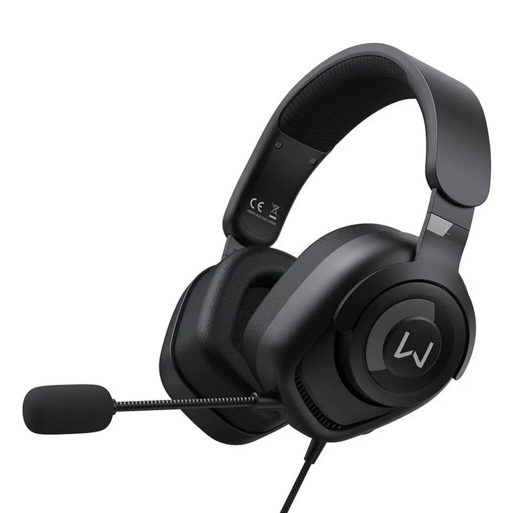 Fone de Ouvido Gamer Headset Warrior Huginn Preto Conexão P3 3,5mm com Microfone - PH701