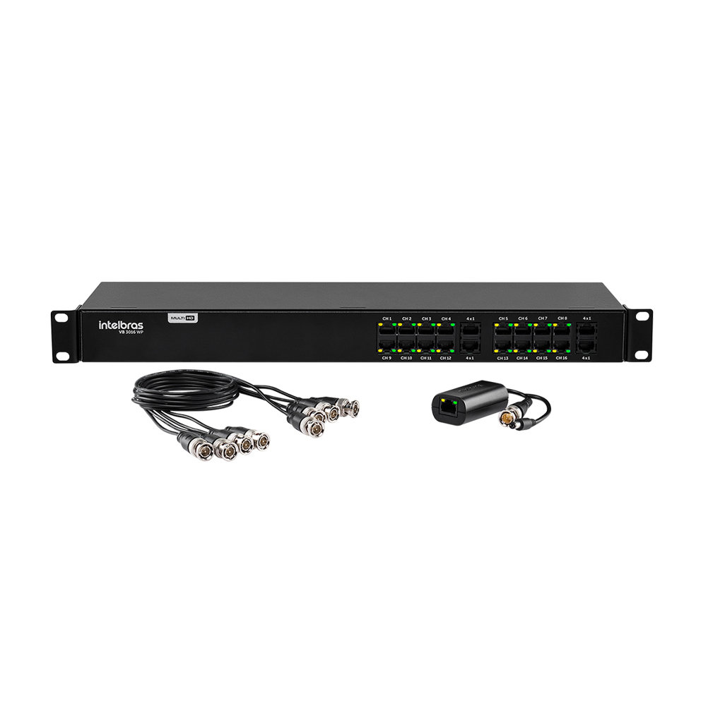 Power Balun 16 Canais Intelbras VB 3016 WP
