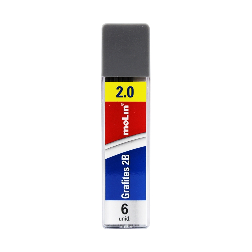 Grafite Molin 2.0mm Resinadas e Resistentes 2B