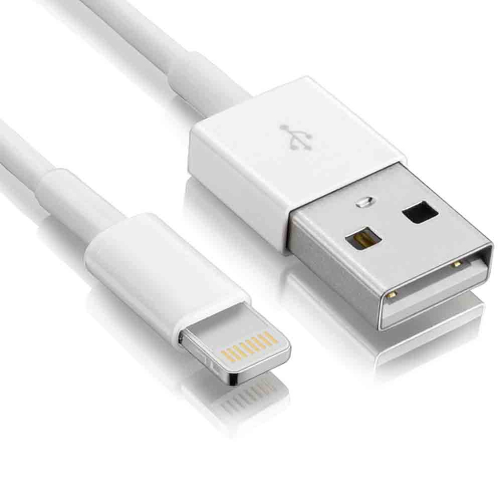 Cabo USB A Macho x Lightning Ipad 4/Iphone/Ipod 6 1,0 Metro Elgin - 46RCAPPLE000