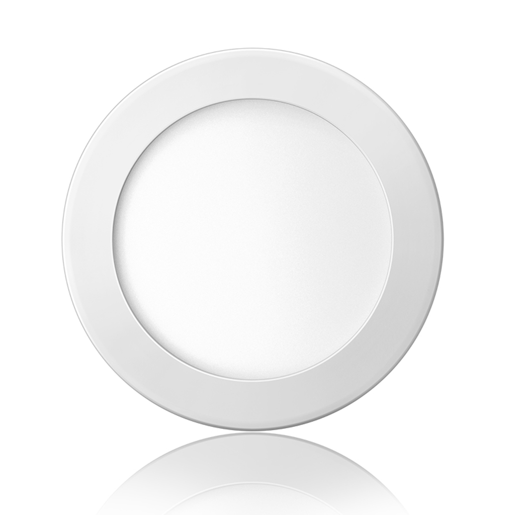 Luminária Plafon 12W LED 6500k Redondo 167x25mm de Embutir Bivolt Elgin - 48D12WERB000