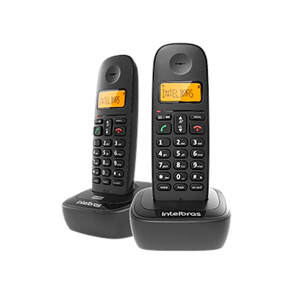 Kit Telefone Sem Fio Intelbras Base + 1 Ramal TS 2512