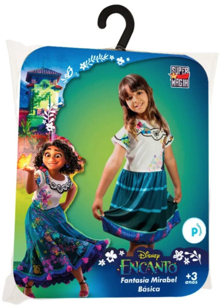 Fantasia Infantil Mirabel Madrigal Tan M Princesas Disney Super Magia