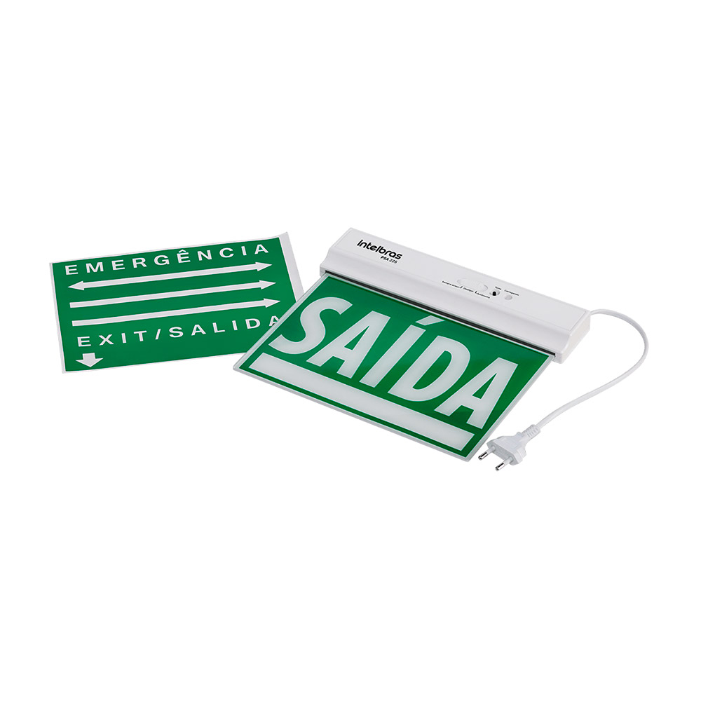 Placa de Sinalização Sempre Acesa PSA 225 Intelbras