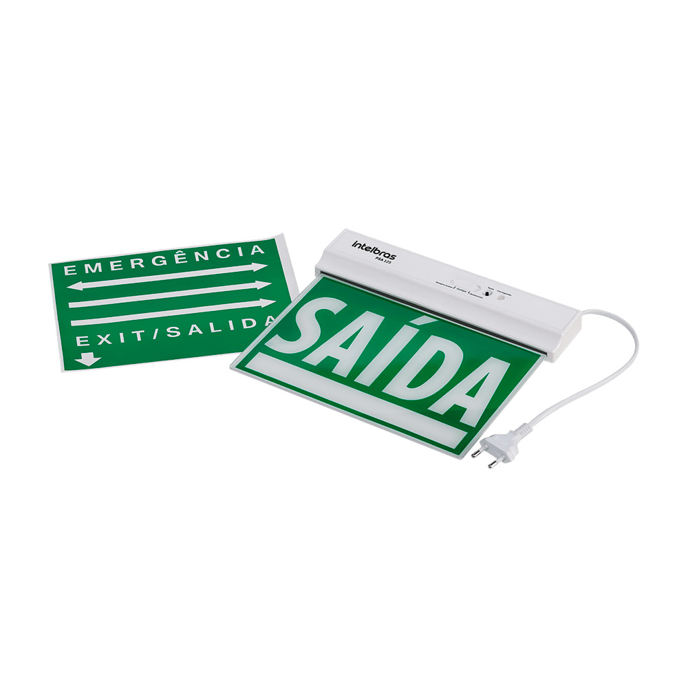 Placas de Sinalização Face Única PSA 125 Intelbras