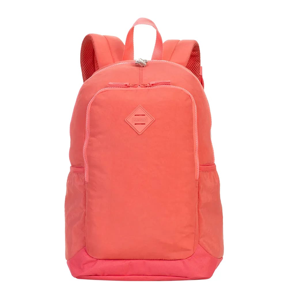 Mochila de Costa Sestini Magic Crinkle Grande Laranja
