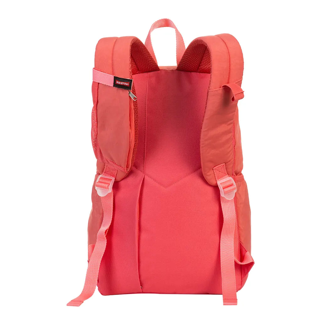 Mochila de Costa Sestini Magic Crinkle Grande Laranja