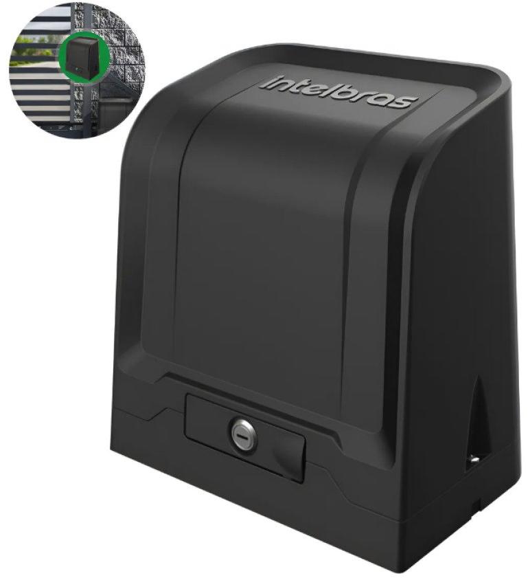 INSTALAÇÃO INCLUSA Automatizador Portão Deslizantes Intelbras DR 400 220V
