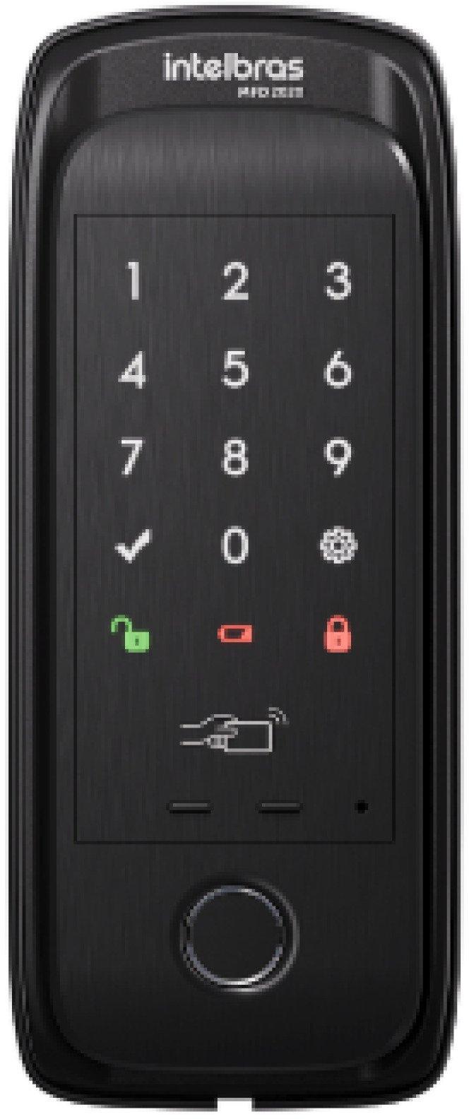 Fechadura Inteligente de Sobrepor MFD 2020 Preta Intelbras