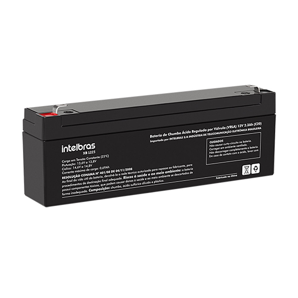 Bateria chumbo-ácido 12V Intelbras XB 1223