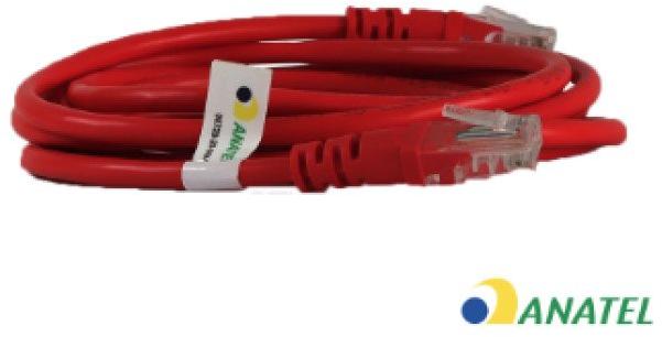 Patch Cord Cat.5e UTP 2,5m Vermelho iNET IN10281