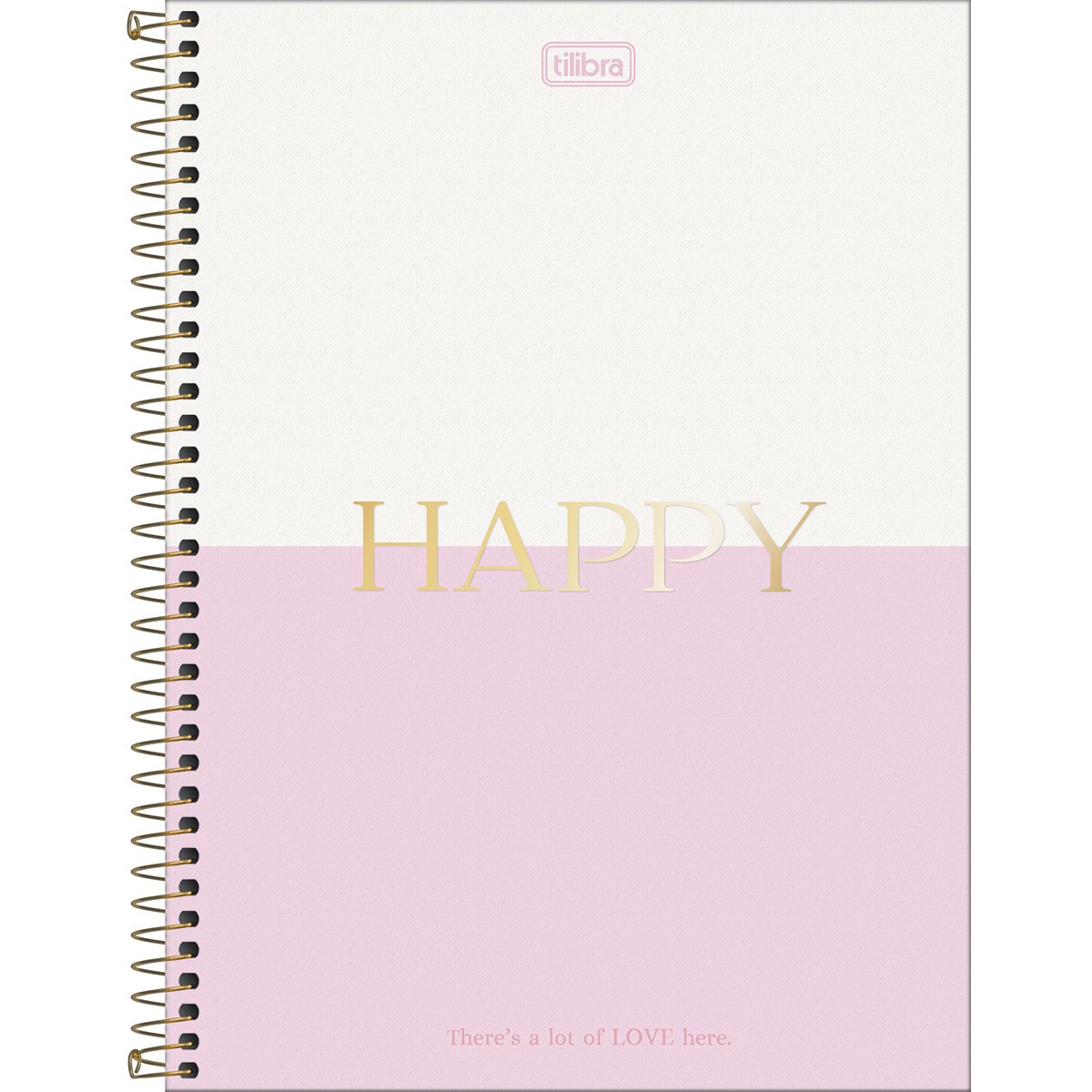 Caderno Universitário Tilibra Happy Capa Dura 192 Folhas 12 Matérias Sortido