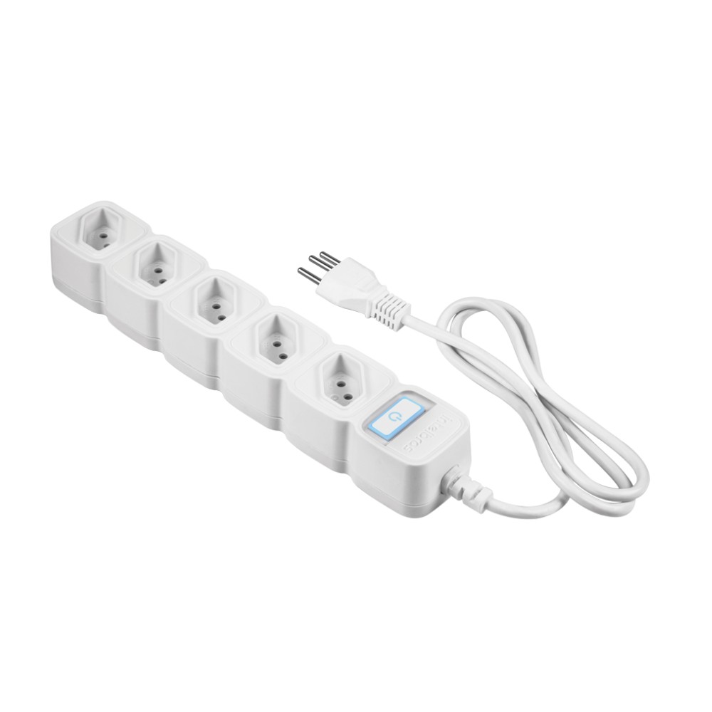 Protetor Eletrônico 5 Tomadas Wi Fi Preto EWS 305 Intelbras
