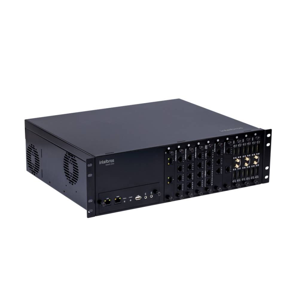 Central Telefônica UNNITI 3000 IP 60R IP 20 T IP Intelbras