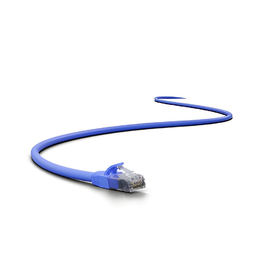 Patch Cord Impact Lan UTP Cat5e Azul 1m Intelbras