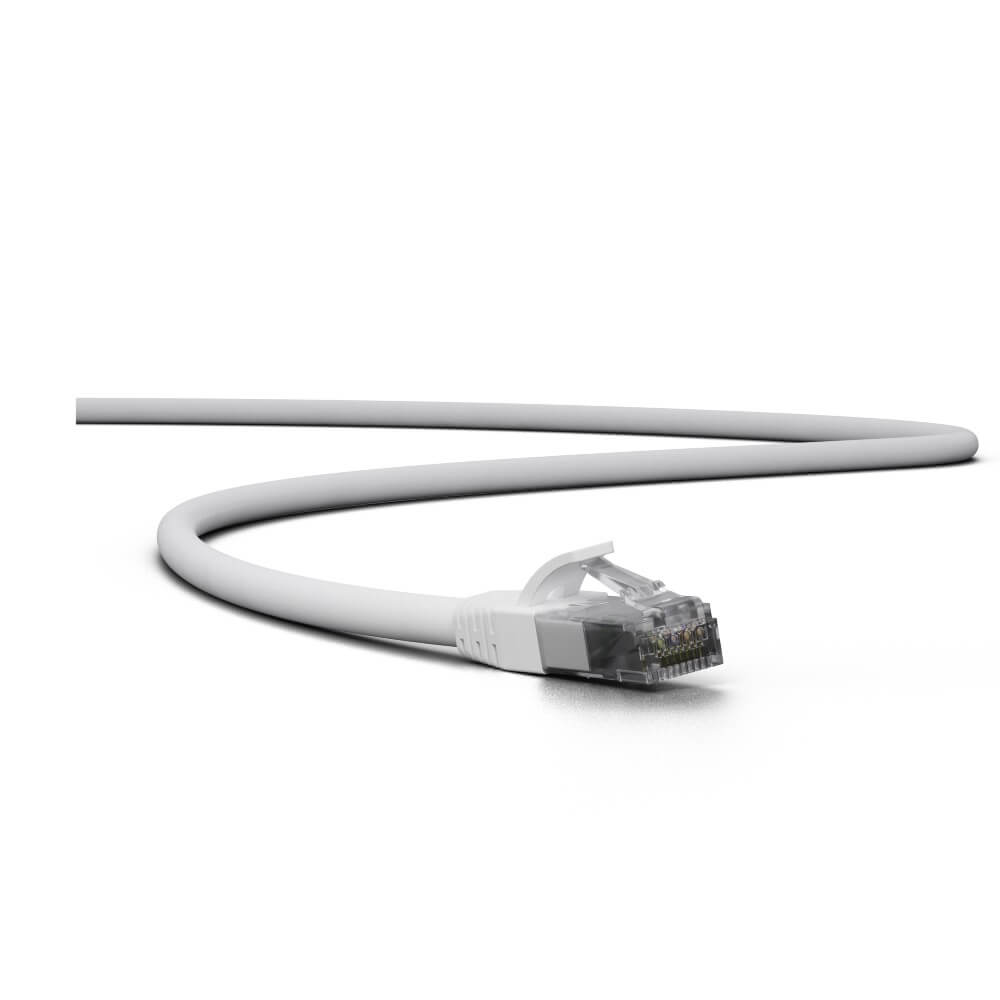 Patch Cord Impact Lan UTP Cat5e Branco 1,5m Intelbras