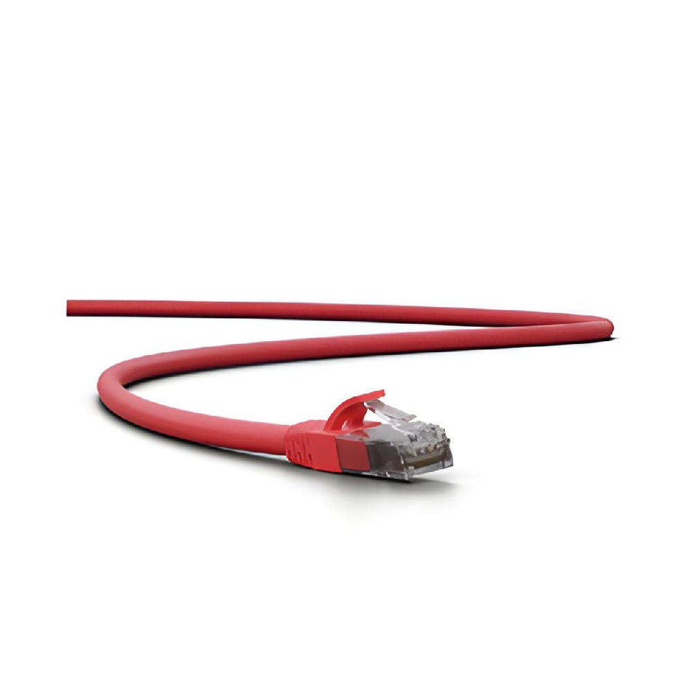 Patch Cord Impact Lan UTP Cat5e Vermelho 1m Intelbras
