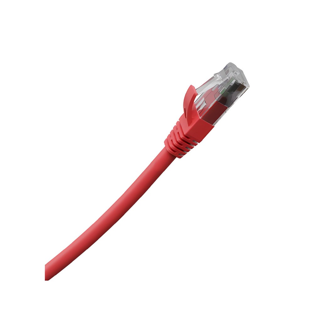 Patch Cord Impact Lan UTP Cat5e Vermelho 1m Intelbras