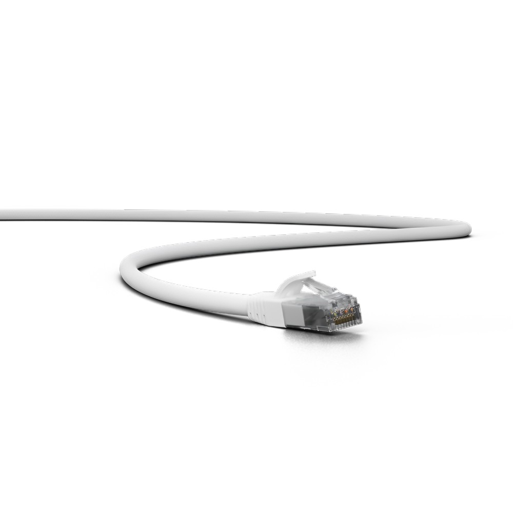 Patch Cord Impact Giga U/UTP 4P Cat6 Branco 1m LSZH Intelbras