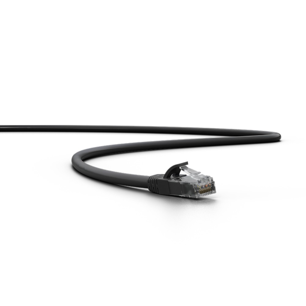 Patch Cord Impact Giga U/UTP 4P Cat6 Preto 2m LSZH Intelbras