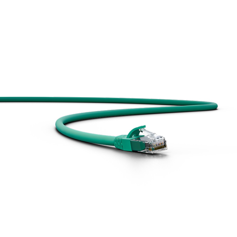 Patch Cord Impact Giga U/UTP 4P Cat6 Verde 1m LSZH Intelbras