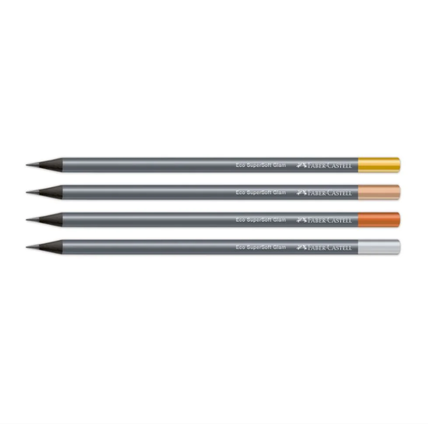 Lápis Preto Faber Castell EcoLápis Supersoft Black Sortido
