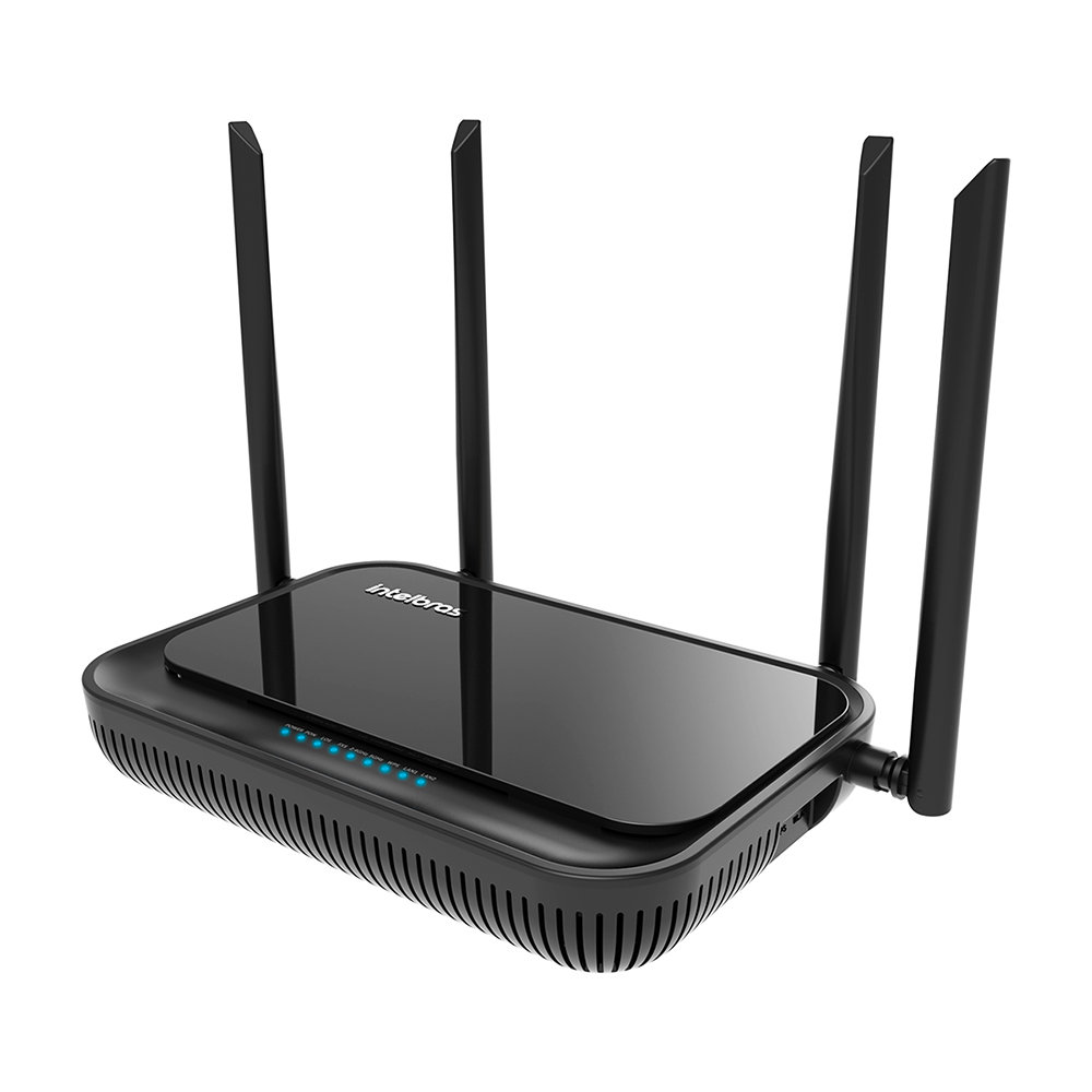 Modem Óptico On Lan 2 Portas FXS 1 Porta Wi Fi AC WifiBer 121 AC Intelbras