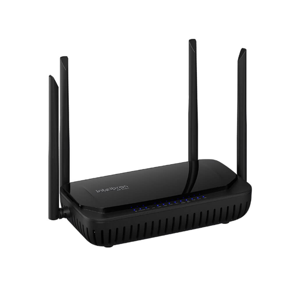 Modem Óptico PON LAN 4 Portas FXS 2 Portas USB 1 Porta WiFiber AX3000V Intelbras