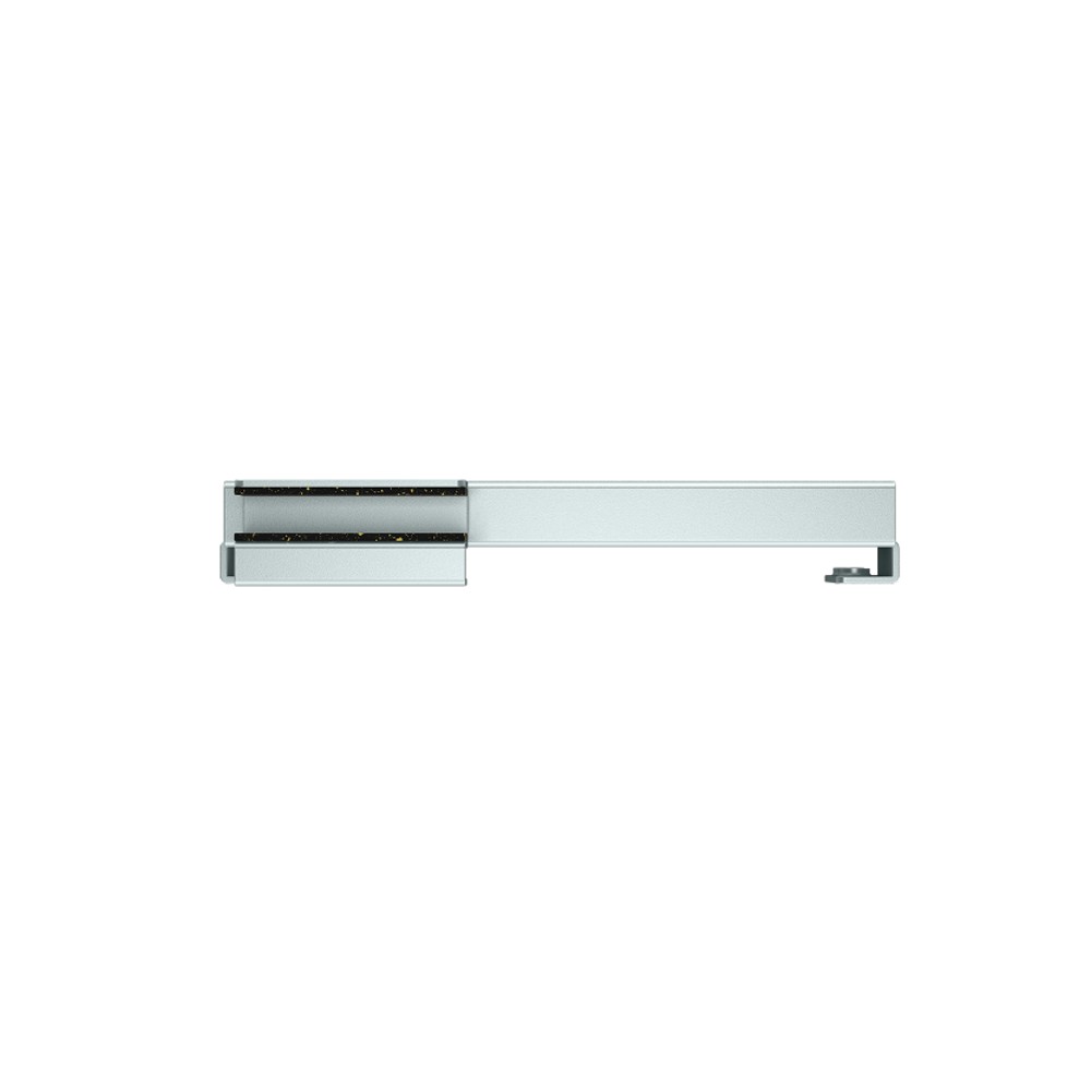 Suporte Para Porta de Vidro Mola Aérea MH 103 A Prata Intelbras