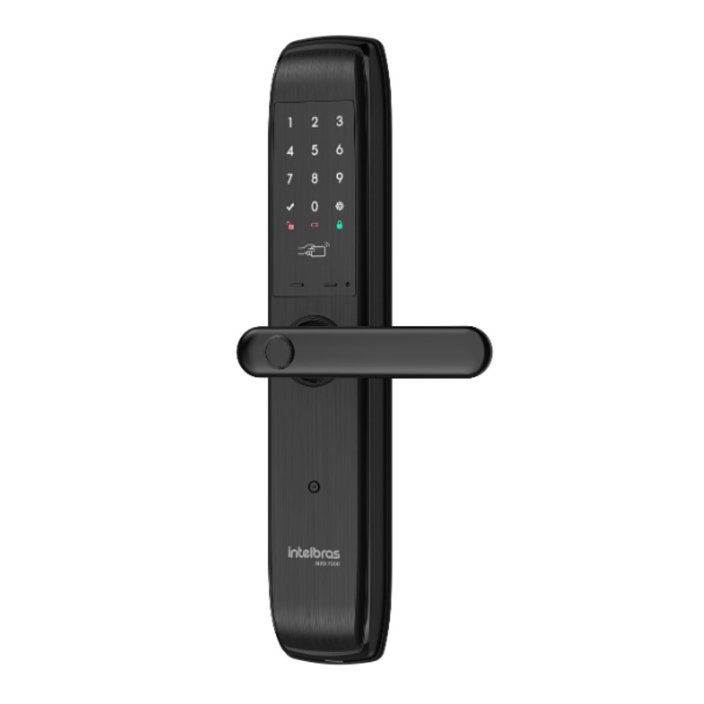 Fechadura Digital Inteligente de Embutir MFD7000 PT Intelbras