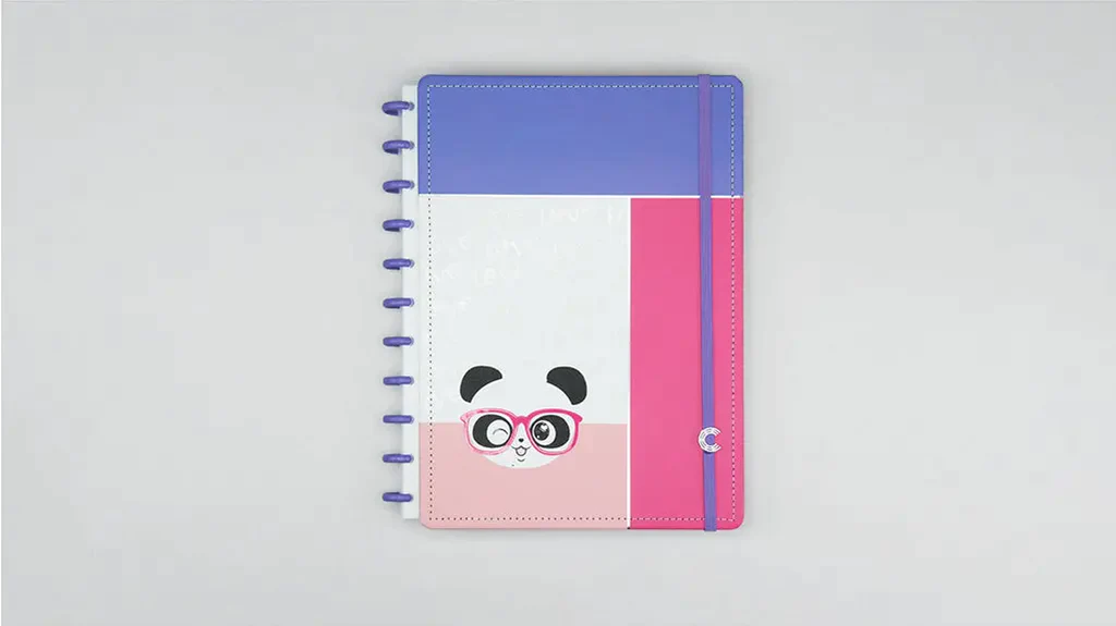 Caderno Inteligente Ci By Luluca Lulike Grande 60 Folhas com Pauta e 20 Folhas Lisas