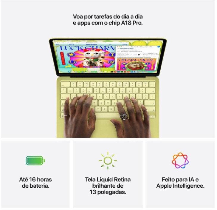 MacBook Neo 13″ Chip A18 Pro 8 GB RAM 256 GB SSD Azul