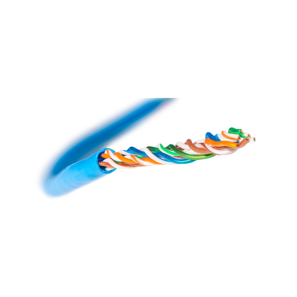 Cabo CFTV 4 Pares 24 AWG 300m Azul Multi Cam MC8CAZ Intelbras