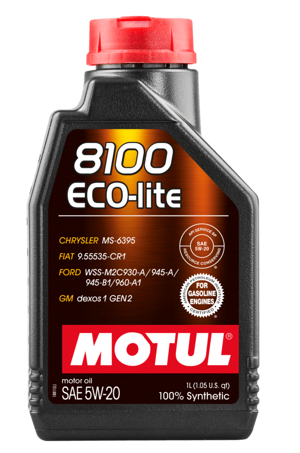Óleo Para Motor de Carro MOTUL 8100 ECO-LITE 5W-20 1L 109102