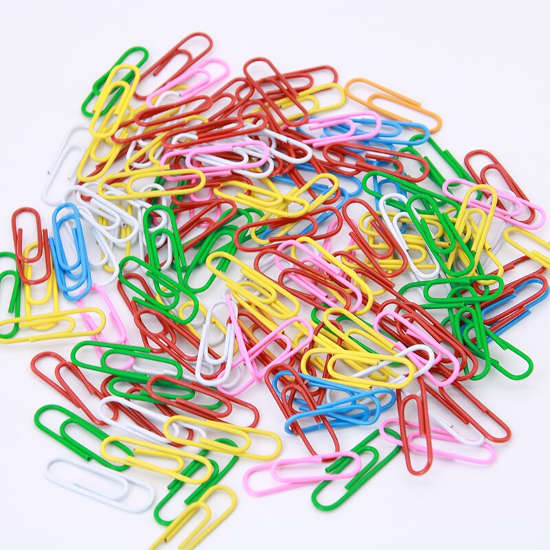 Clips Winpaper Coloridos 28mm 80 Unidades