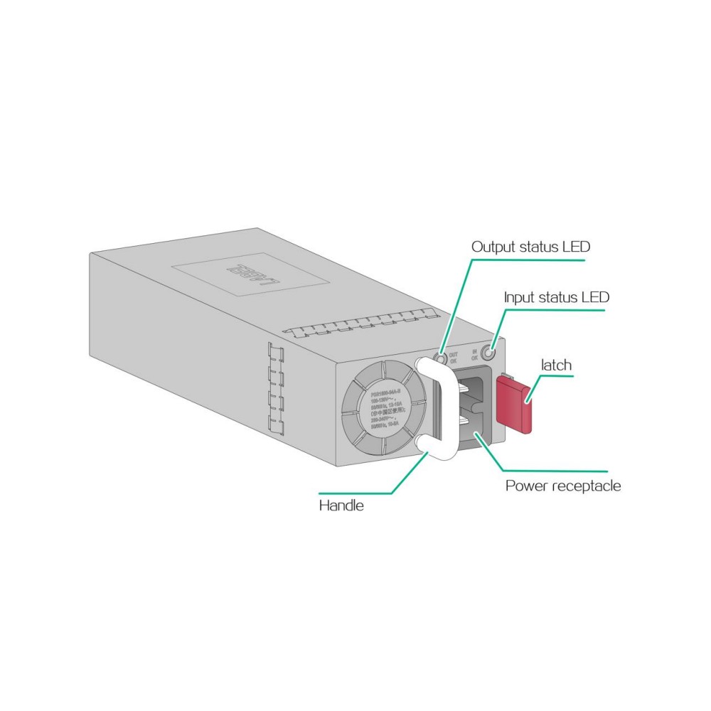 Fonte Modular AC PSR160054AB Intelbras