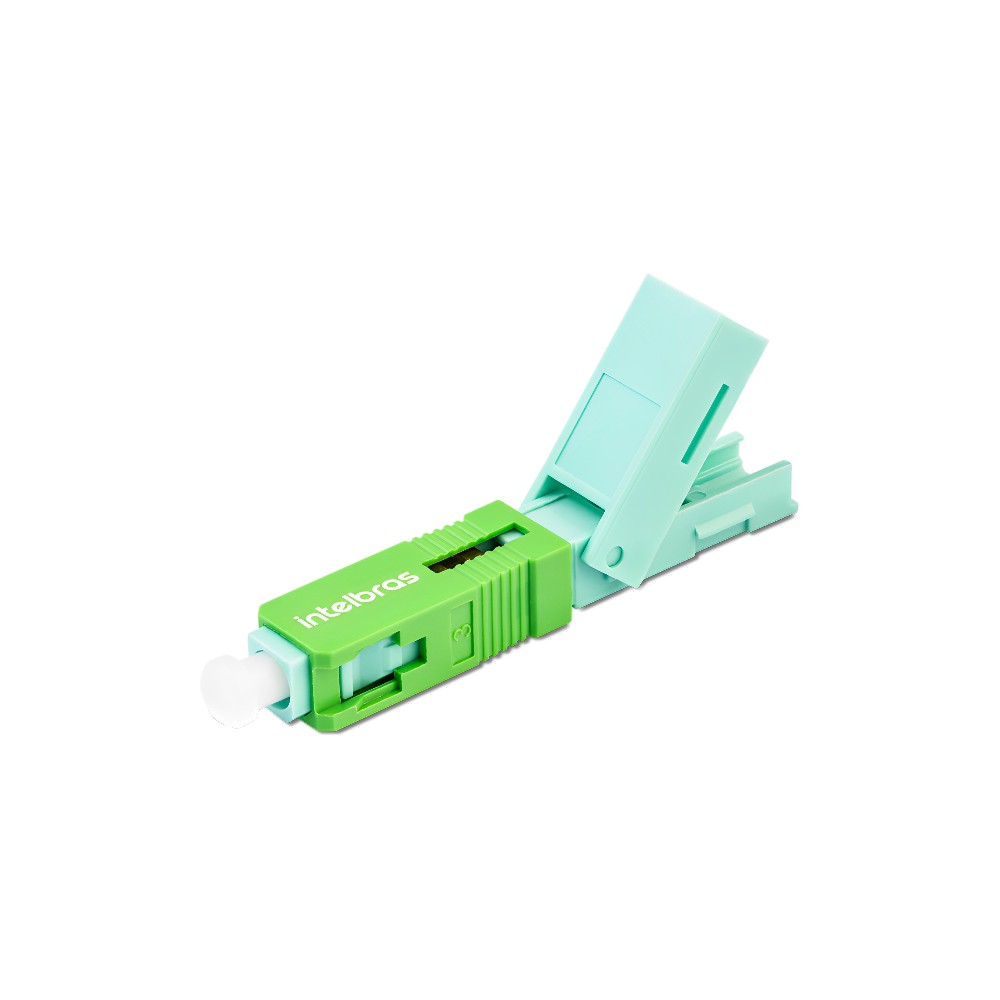 Conector de Campo para Fibra Óptica de Click XFF 2C Verde  Intelbras