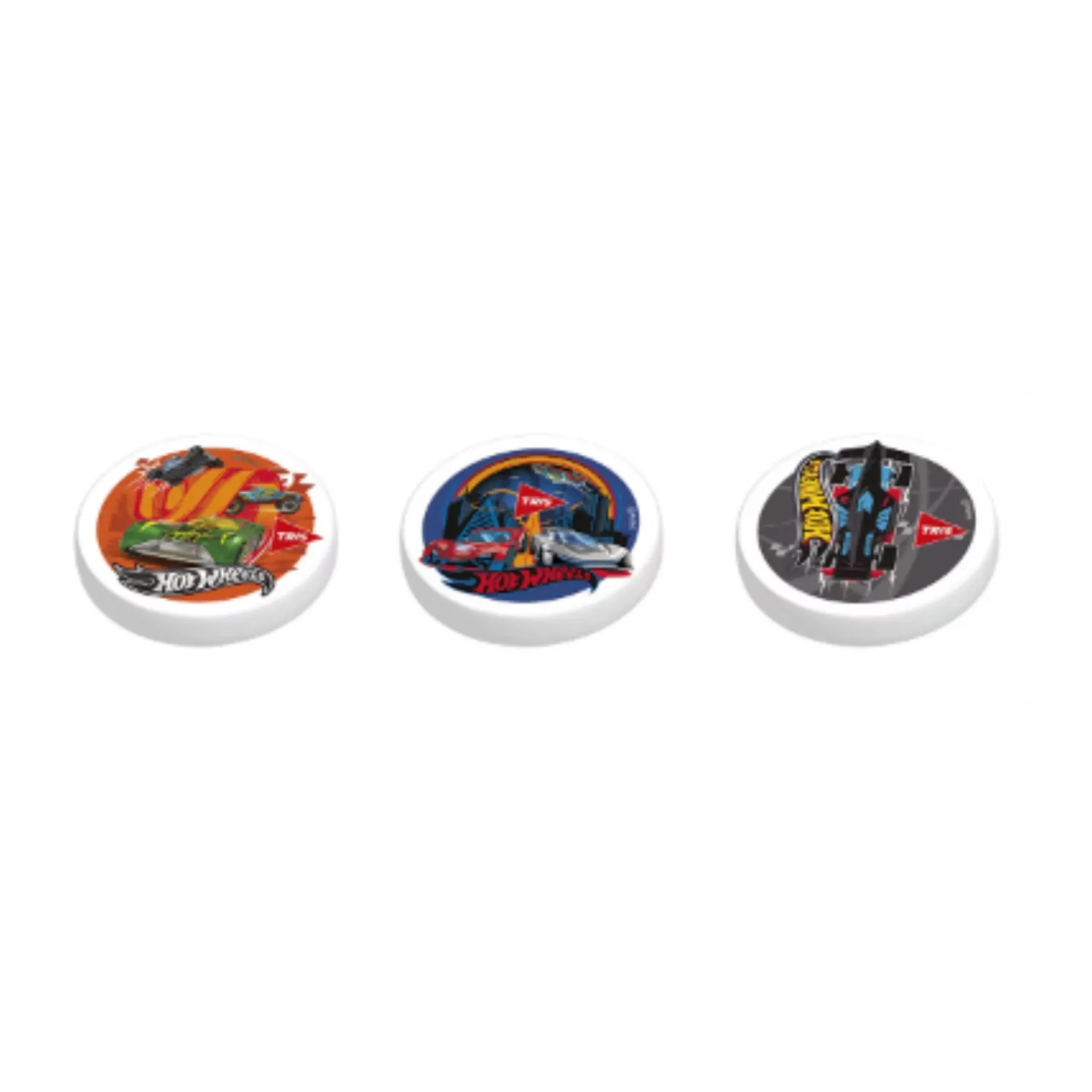Borracha Escolar TRIS Top Hot Wheel Unidade Sortido