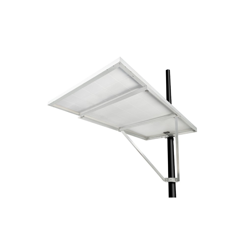 Estrutura Fotovoltaico Para 1 Módulo 335W Para Poste Intelbras