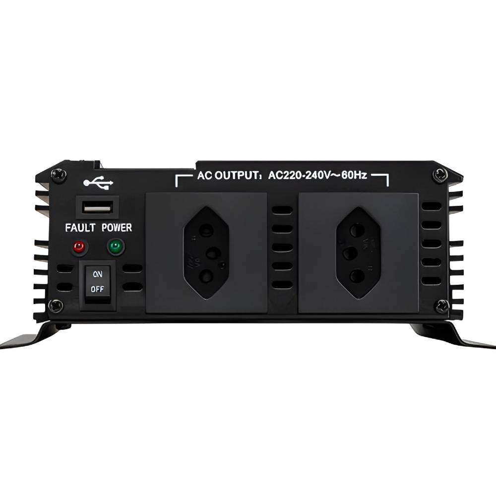 Inversor de Tensão Modificada 1100W 24VCC Para 220VAC IMV 1102 Intelbras