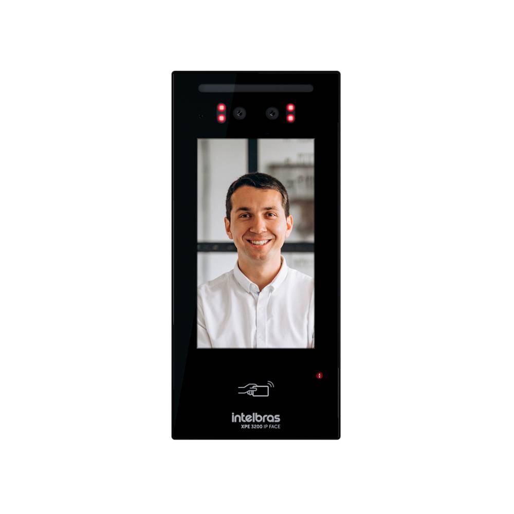 Videoporteiro Eletrônico IP Facial XPE 3200 IP Face Intelbras