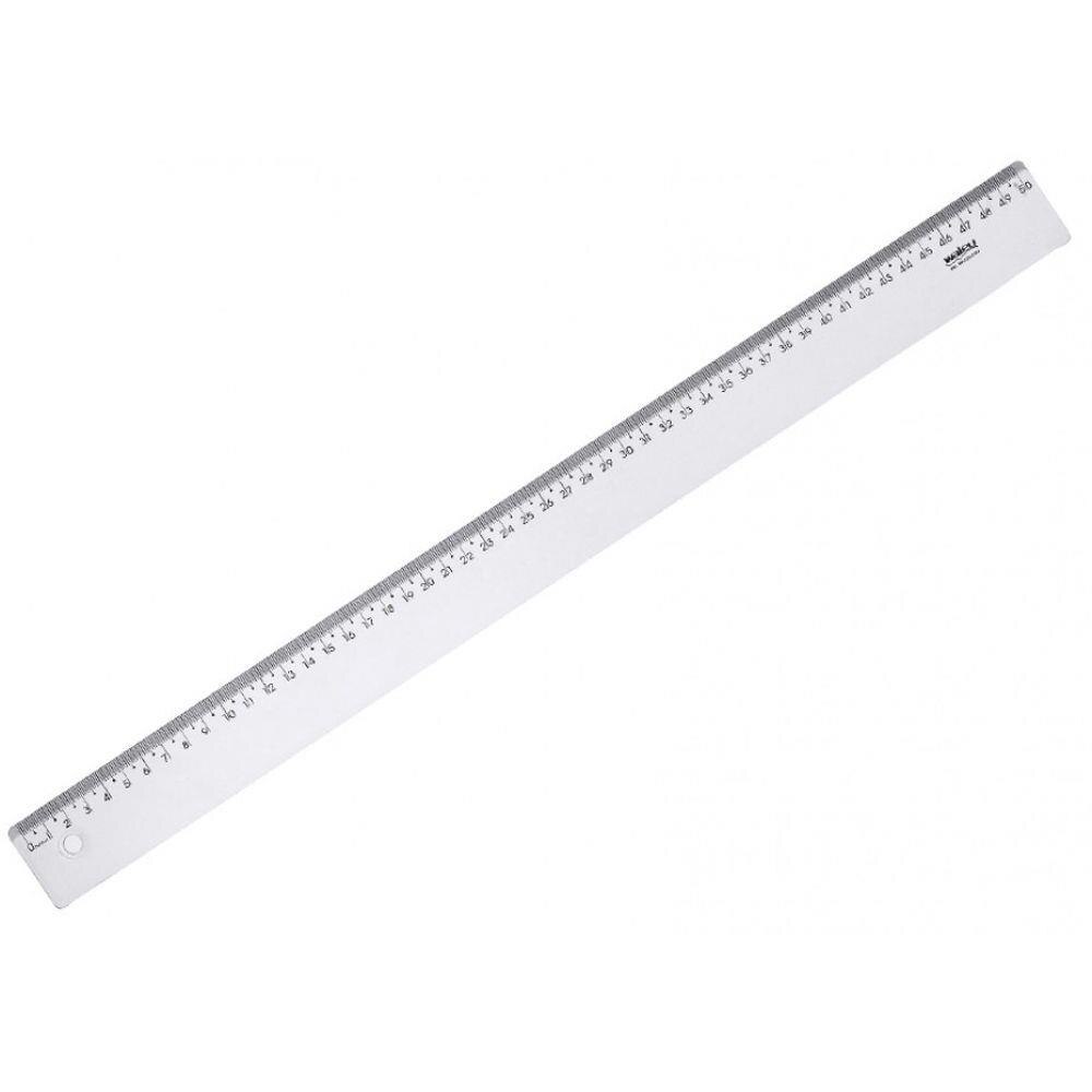 Régua Acrílica Waleu New Line 50cm Cristal