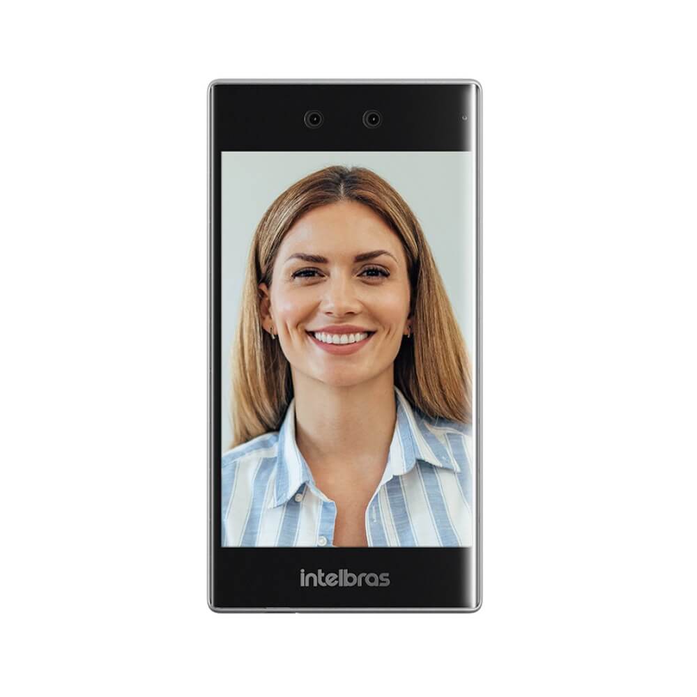 Controle de Acesso Facial SS 7532 MF W Para Alto Fluxo Intelbras