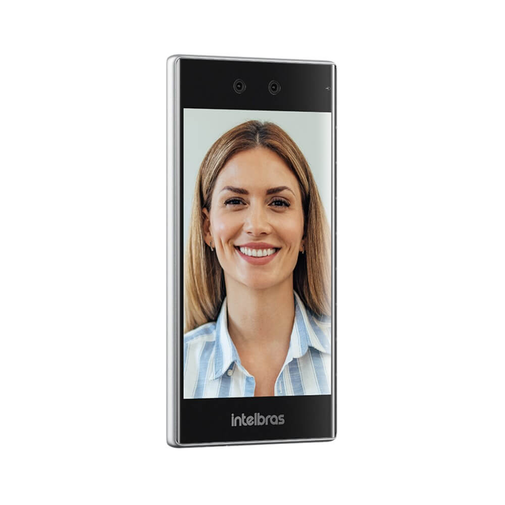Controle de Acesso Facial SS 7532 MF W Para Alto Fluxo Intelbras