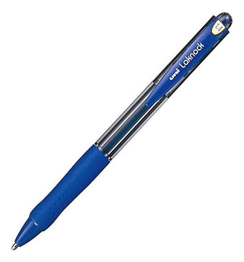 Caneta Esferográfica Uni Ball Laknock 1.4 SN-100 Azul
