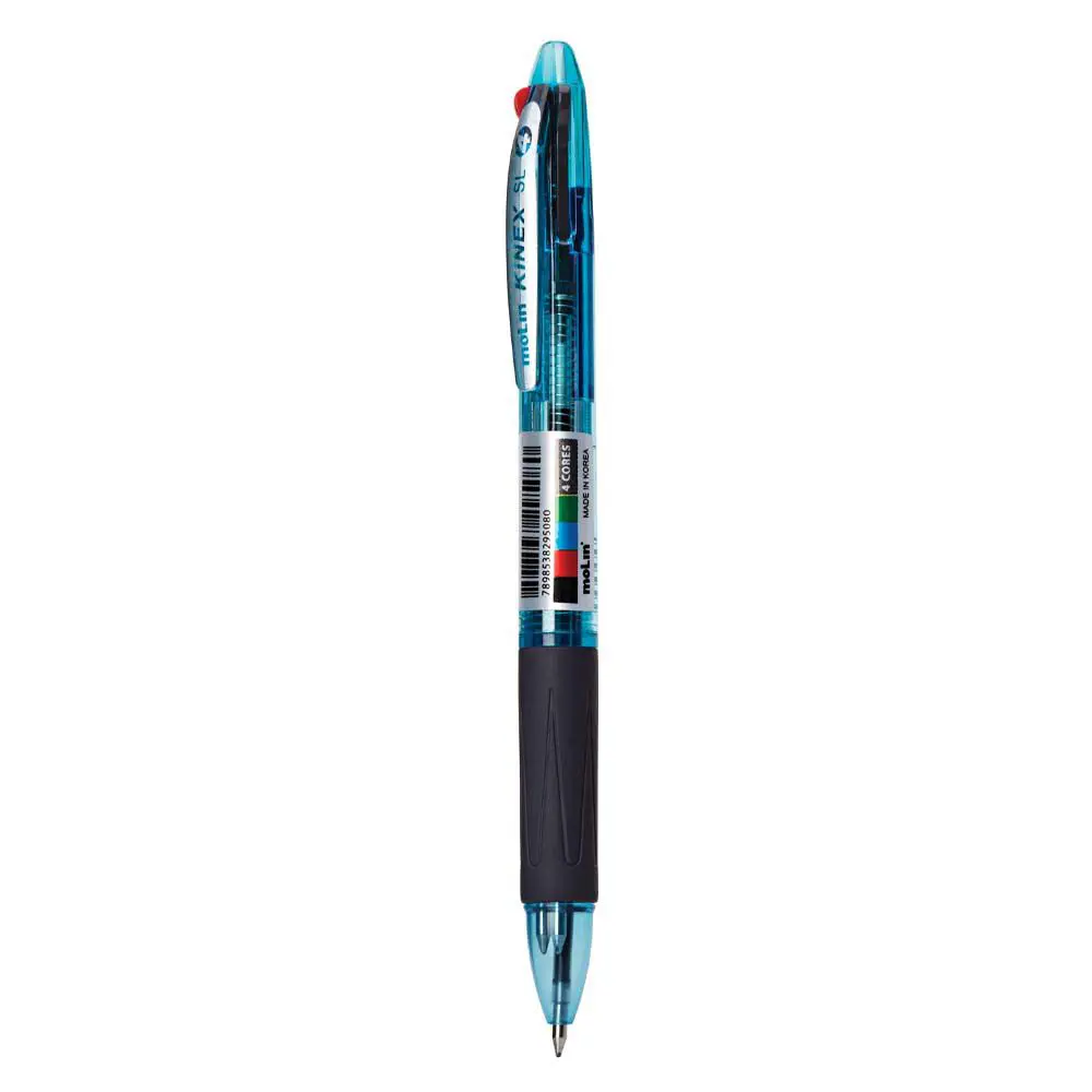 Caneta Esferográfica Molin 4 Cores 0,7mm Kinex Sl Unidade