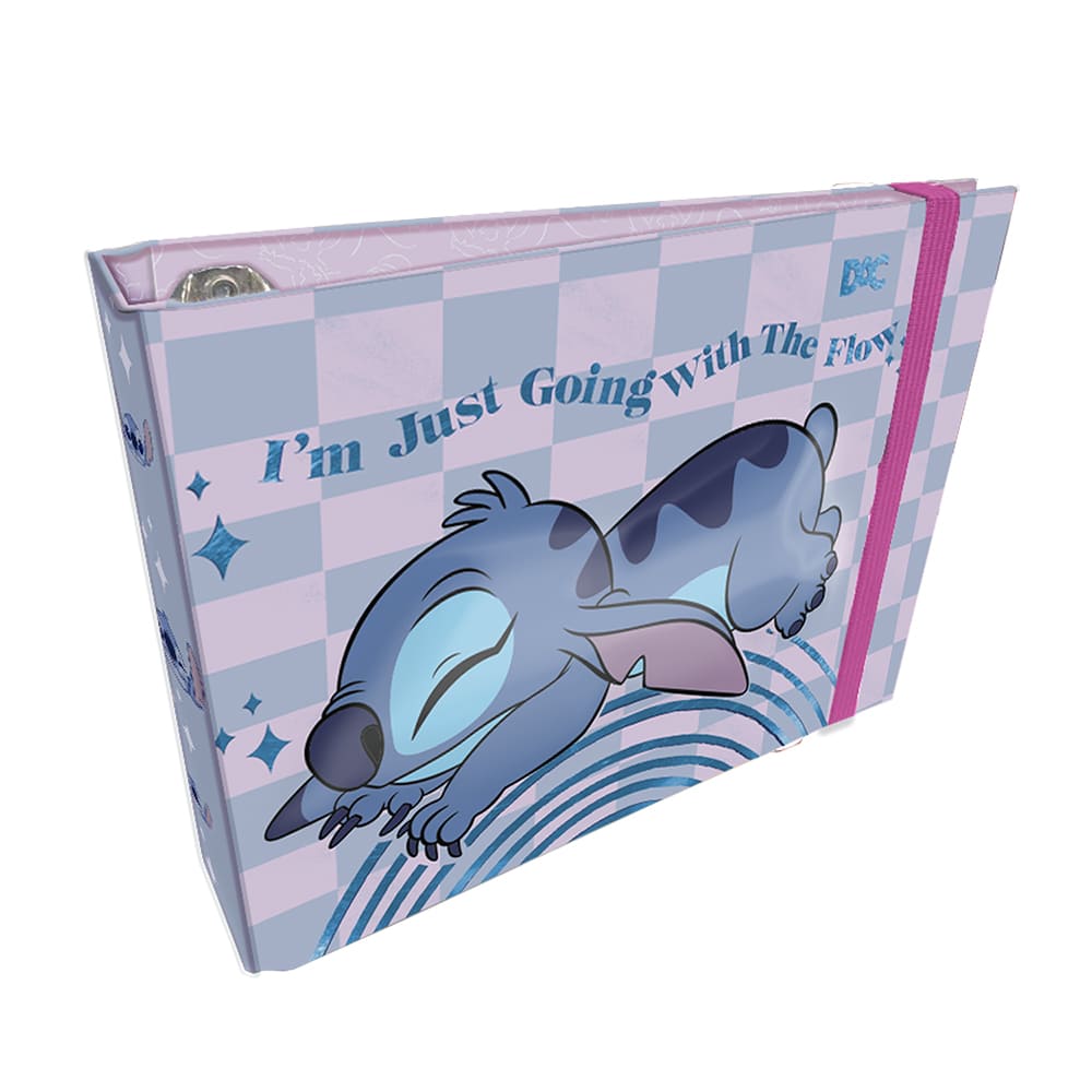 Mini Fichário DAC Disney Stitch com 80 Folhas 90gr