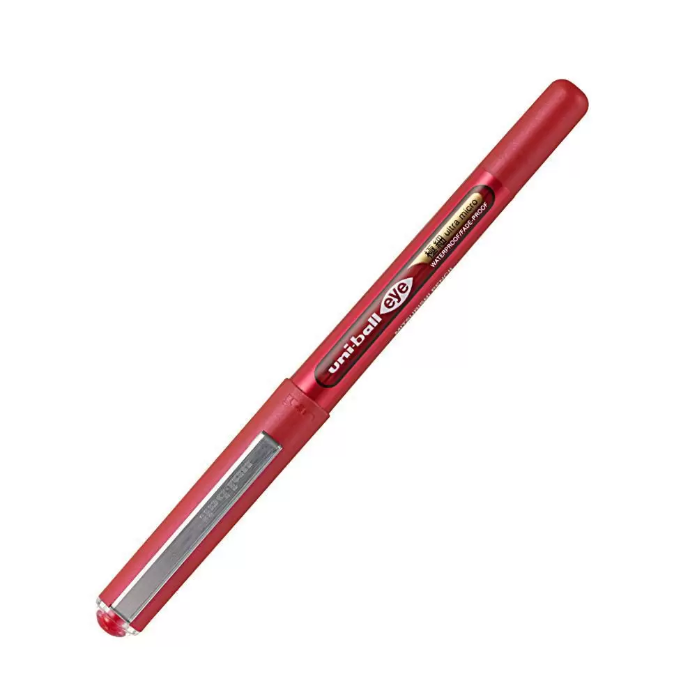 Caneta Esferográfica Uni Ball Eye Ultra Micro 0.38mm Vermelha