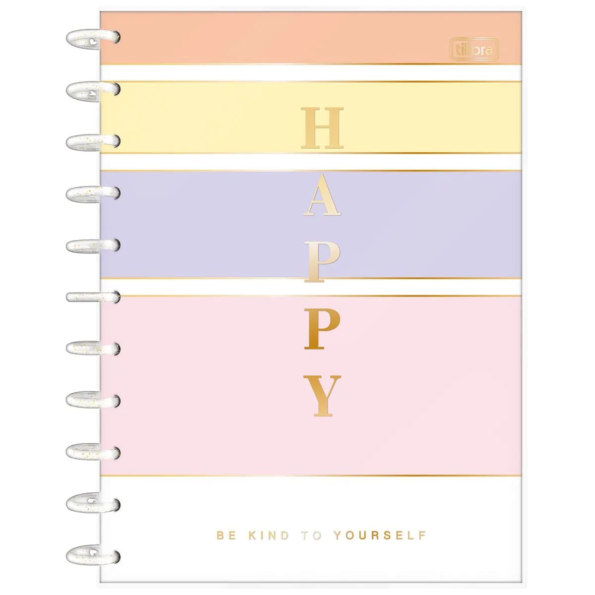 Caderno Universitário Tilibra Tilidisco Happy 80 Folhas 1x1